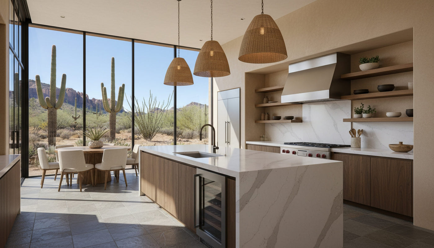 Kitchen Lighting in Scottsdale: Layered Light for Modern Desert Homes