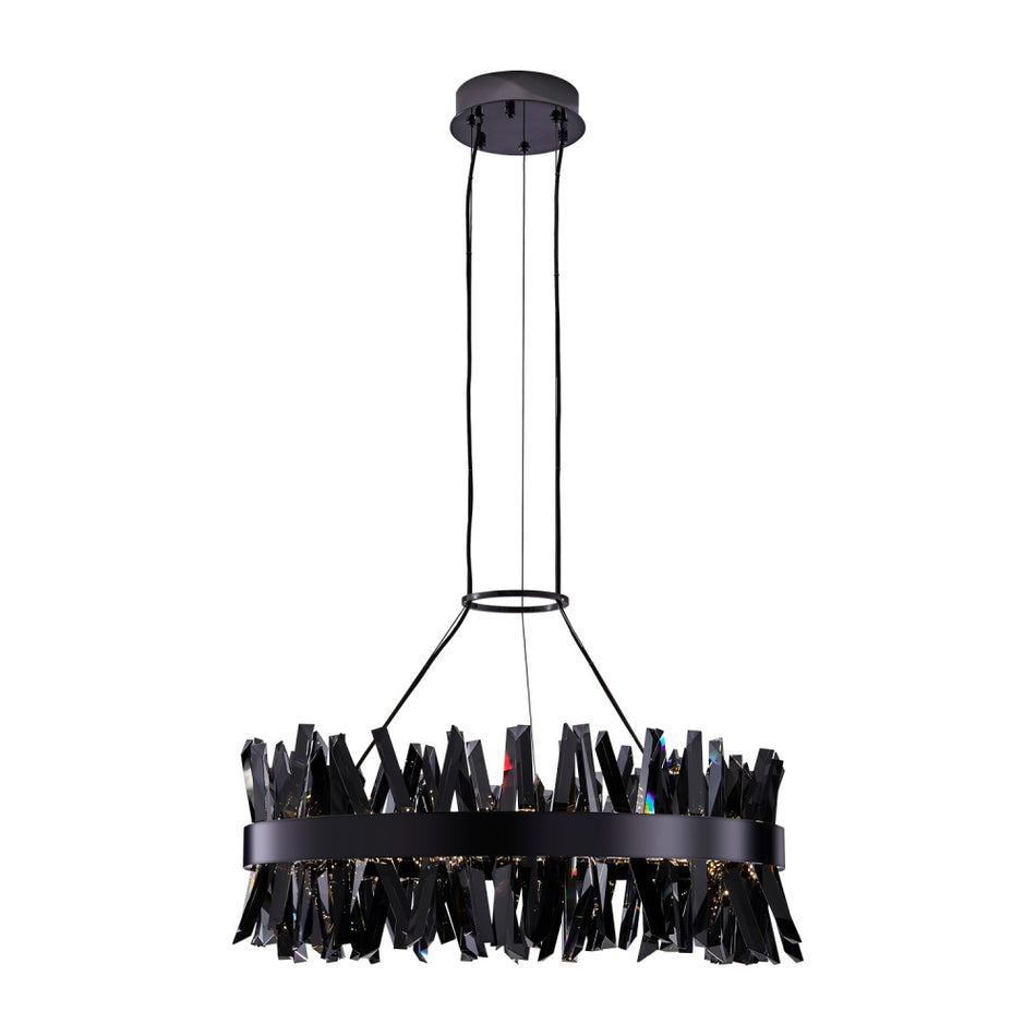 1 Light Chandelier from the Glacier Collection