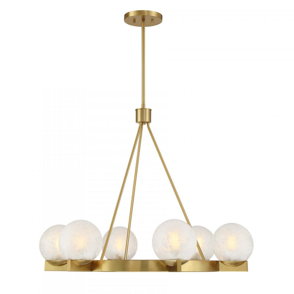 8 Light Chandelier from the Darien Collection