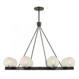 8 Light Chandelier from the Darien Collection