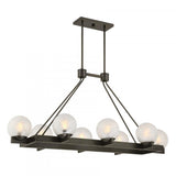 8 Light Chandelier from the Darien Collection