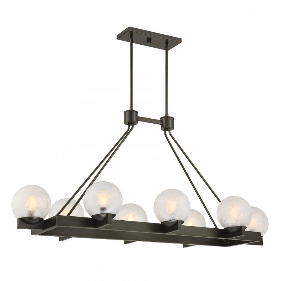 8 Light Chandelier from the Darien Collection