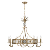 Traditional 8 Light Chandelier from the Hearst Collection