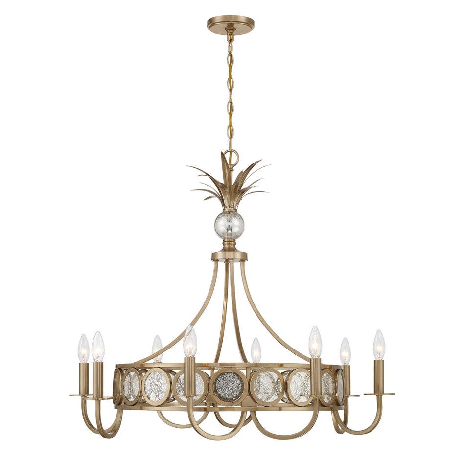 Traditional 8 Light Chandelier from the Hearst Collection