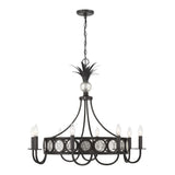 Traditional 8 Light Chandelier from the Hearst Collection