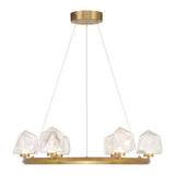 Contemporary 6 Light Chandelier from the Castello Collection