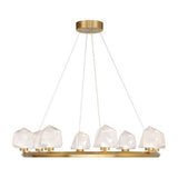 Contemporary 8 Light Chandelier from the Castello Collection