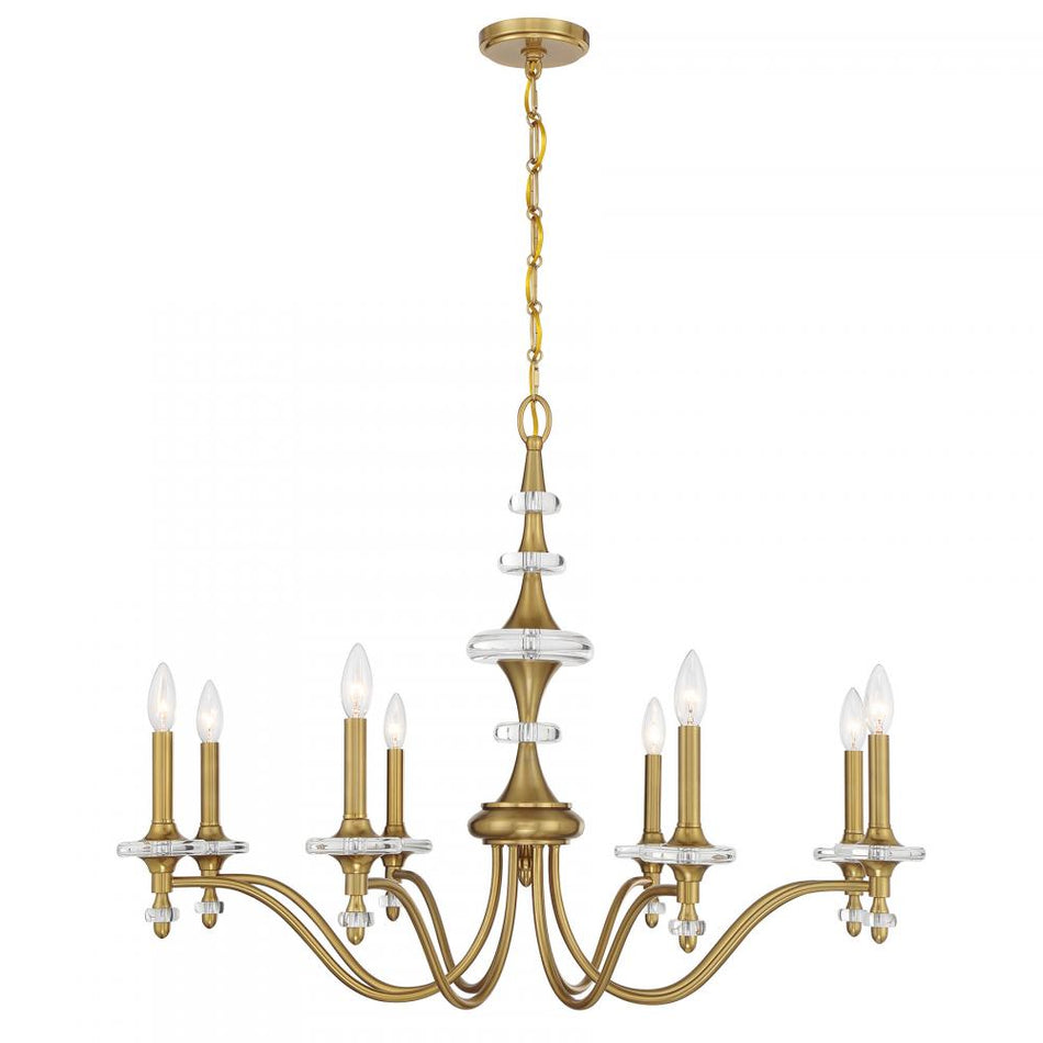 8 Light Chandelier from the Champlain Collection