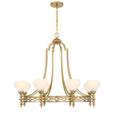 8 Light Chandelier from the Allston Collection
