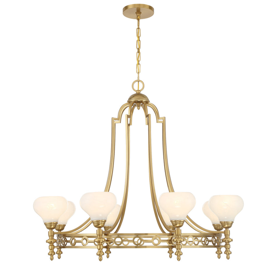 8 Light Chandelier from the Allston Collection