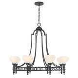 8 Light Chandelier from the Allston Collection