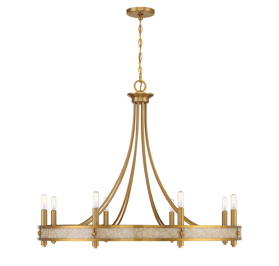 Traditional 8 Light Chandelier from the Camden Collection