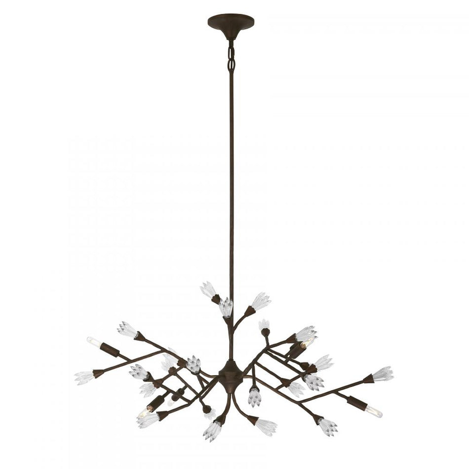 6 Light Chandelier from the Malinda Collection