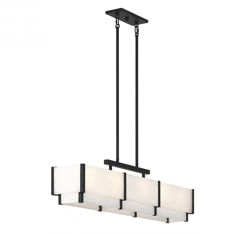 Modern 8 Light Chandelier from the Orleans Collection