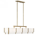 Modern 8 Light Chandelier from the Orleans Collection