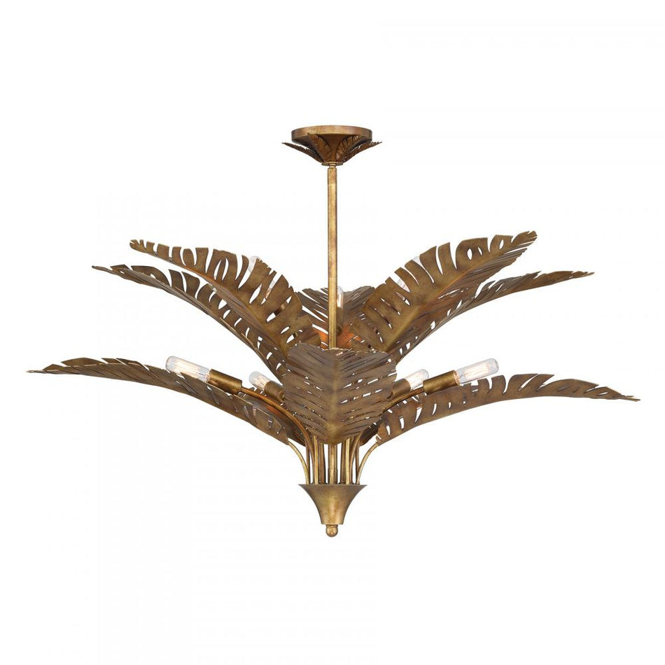 10 Light Chandelier from the Palmera Collection