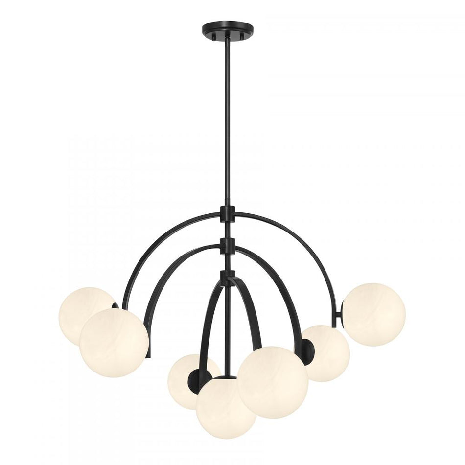 Modern 7 Light Chandelier from the Marias Collection