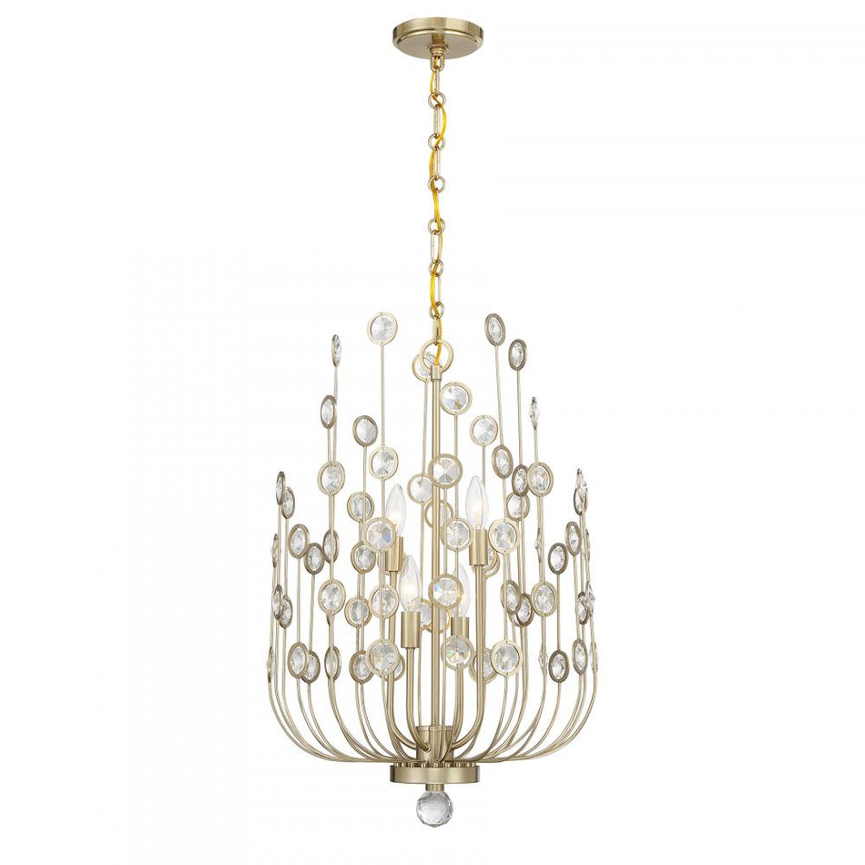 4 Light Chandelier from the Irina Collection