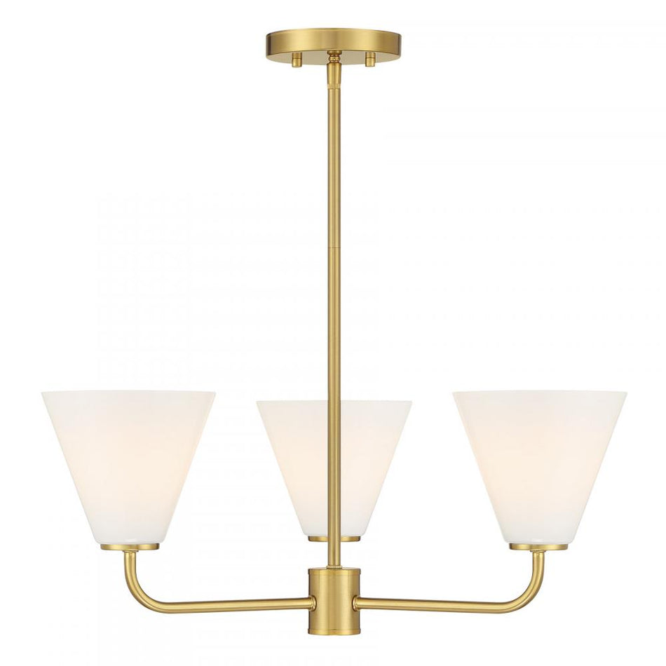 3 Light Chandelier from the Blair Collection