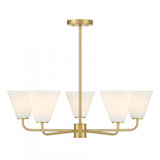 5 Light Chandelier from the Blair Collection