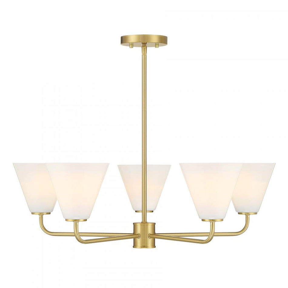 5 Light Chandelier from the Blair Collection
