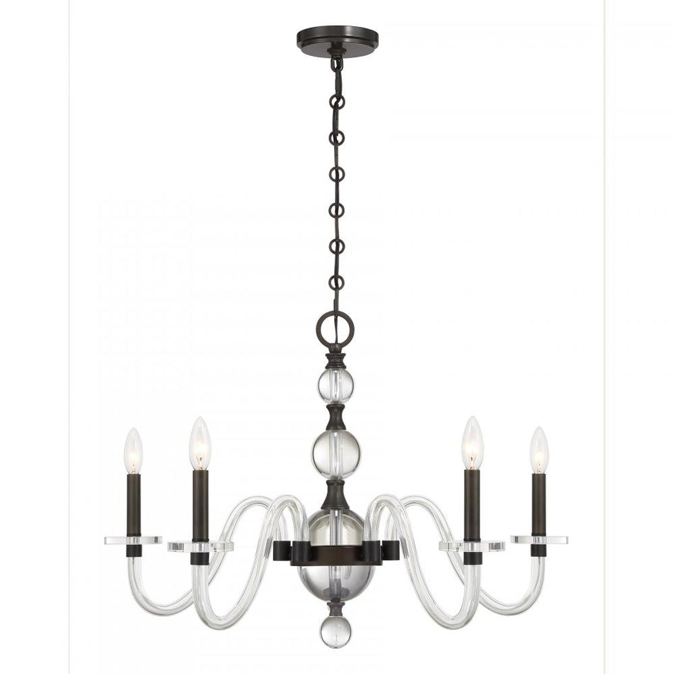 5 Light Chandelier from the Aragon Collection