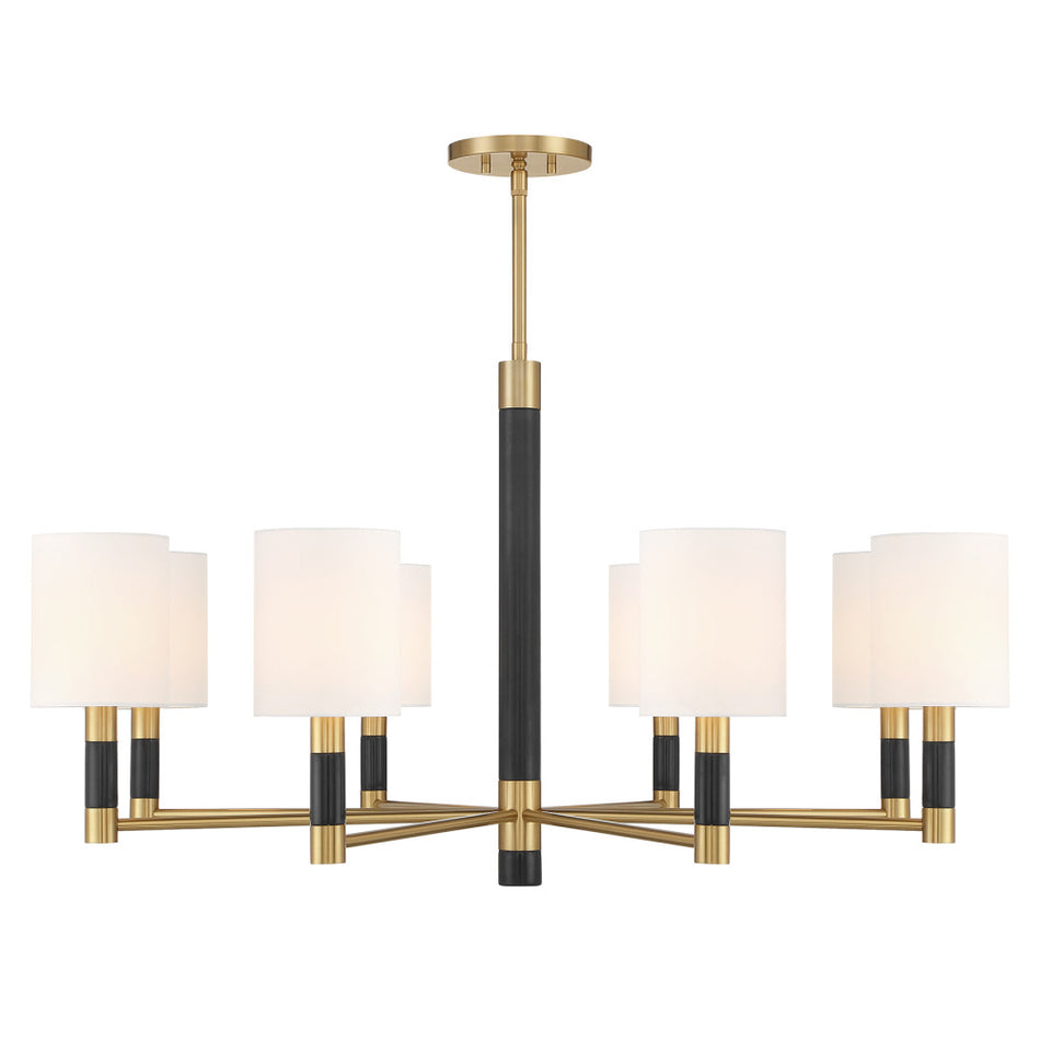 Transitional 8 Light Chandelier from the Conrad Collection
