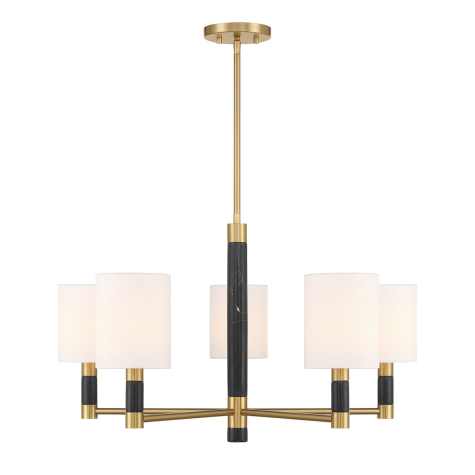 Transitional 5 Light Chandelier from the Conrad Collection
