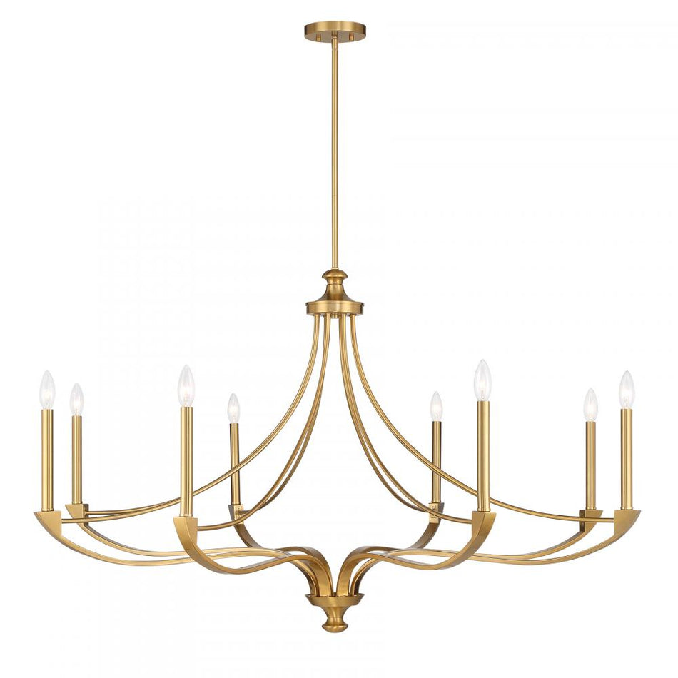 Traditional 8 Light Chandelier from the Preserve Collection
