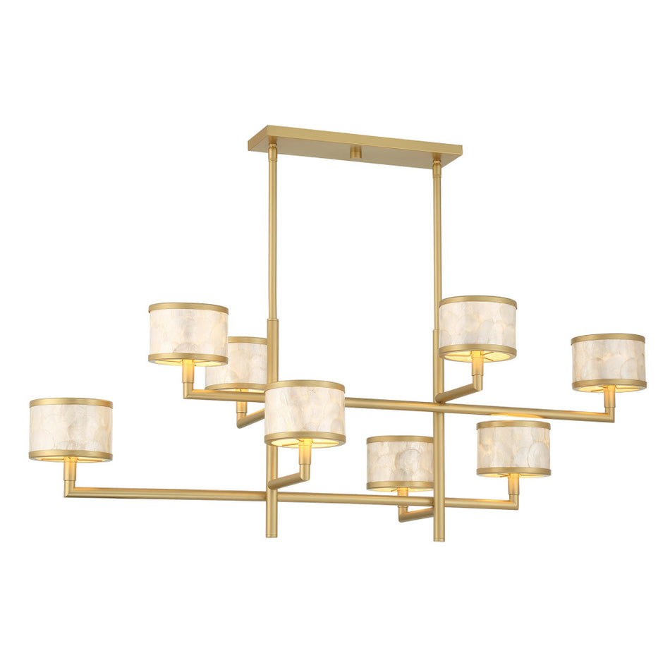 8 Light Chandelier from the Mariquita Collection