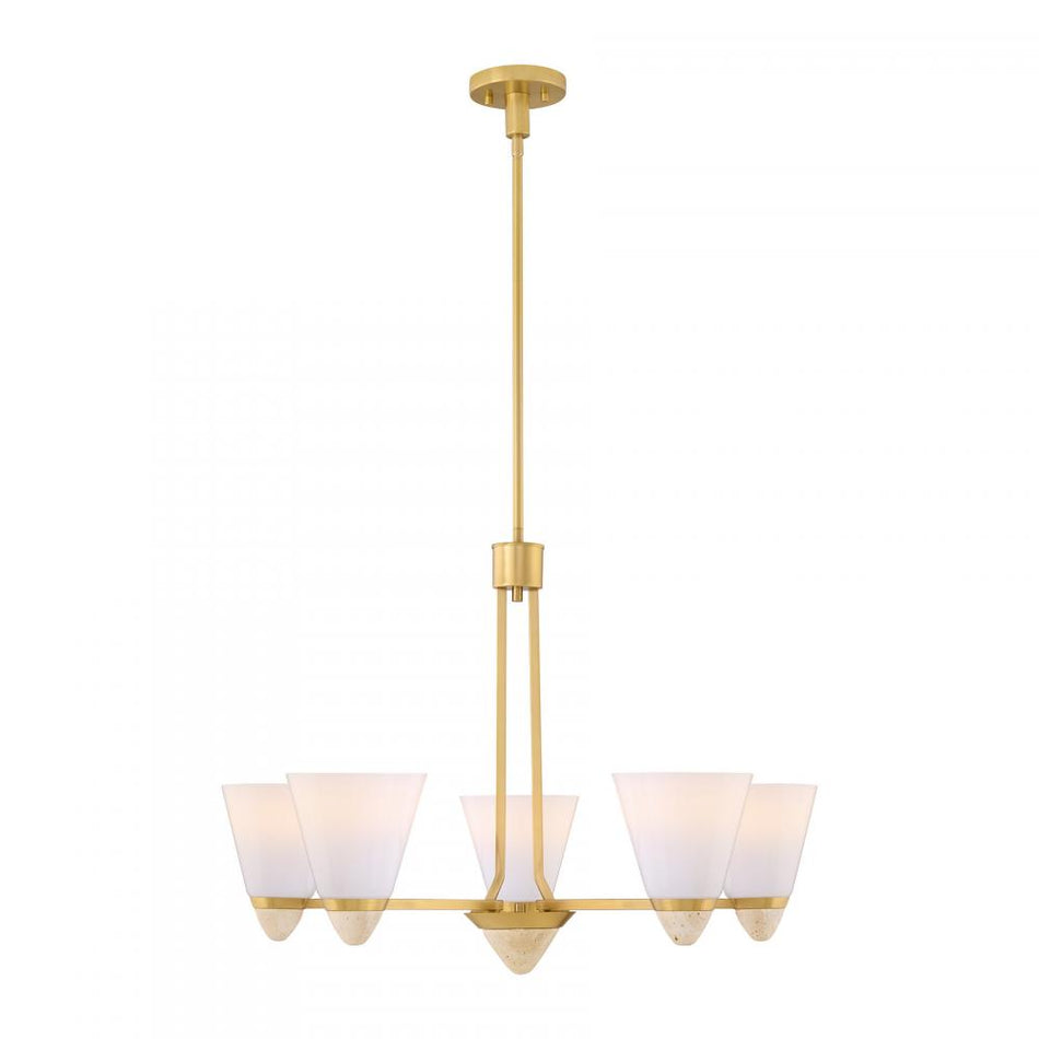 5 Light Chandelier from the Kohlman Collection
