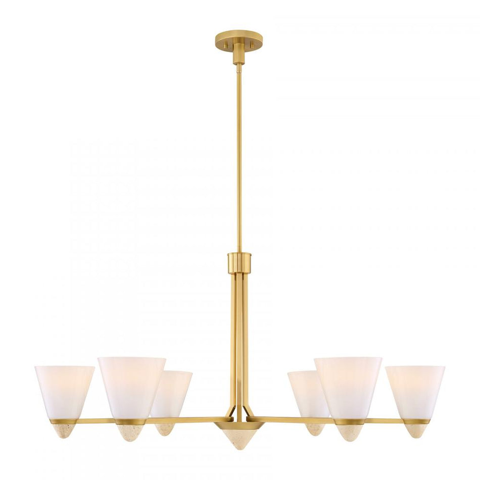 6 Light Chandelier from the Kohlman Collection
