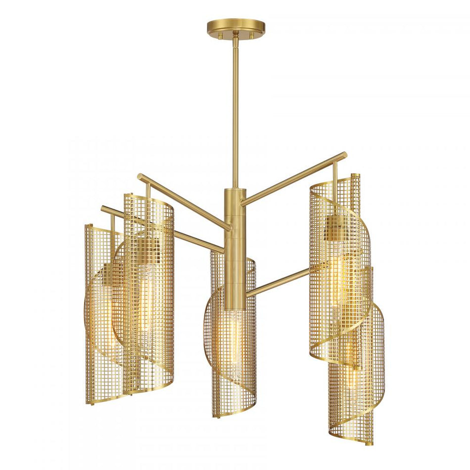 5 Light Chandelier from the Hillbourne Collection