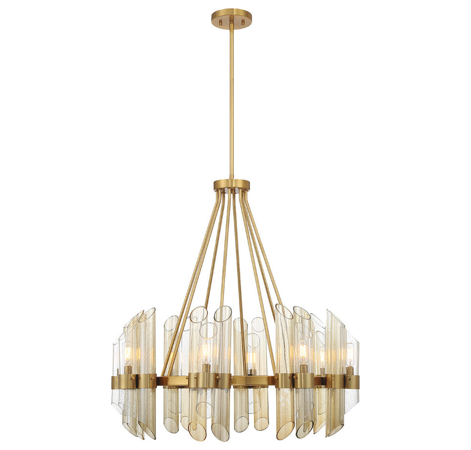 Modern 12 Light Chandelier from the Biltmore Collection