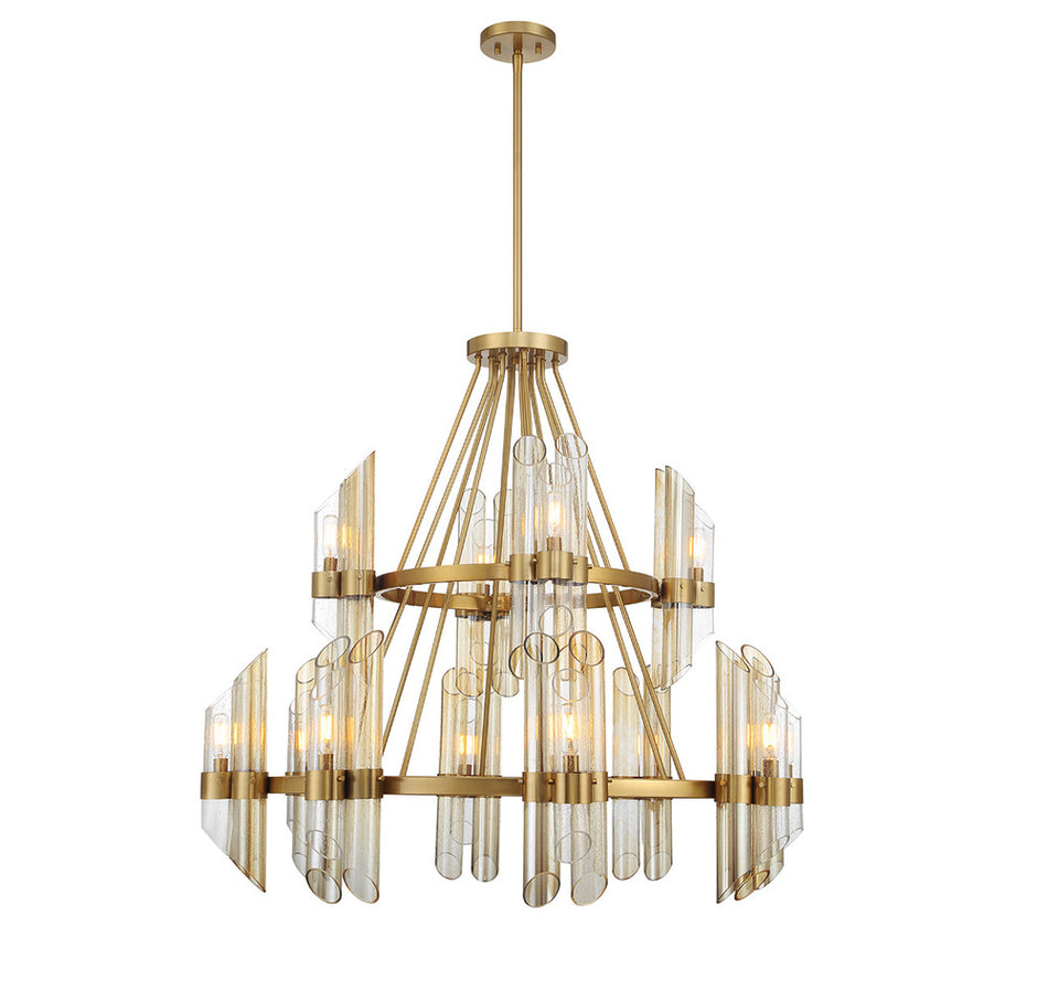 Modern 12 Light Chandelier from the Biltmore Collection