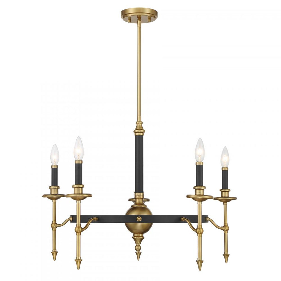 5 Light Chandelier from the Consulate Collection
