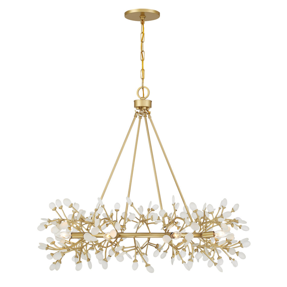 8 Light Chandelier from the Once Collection