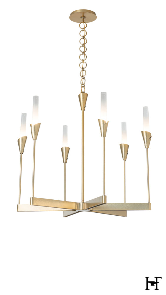 6 Light Chandelier from the Lilium Collection
