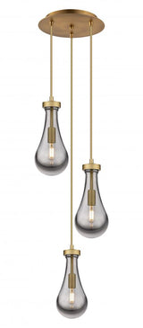 Contemporary Multi Light Pendant from the Owego Collection
