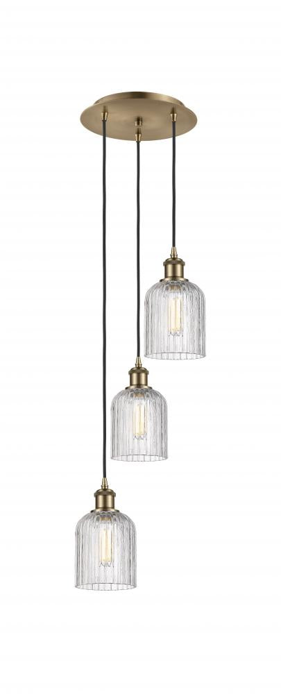 Traditional Multi Light Pendant from the Athens Water Glass Collection