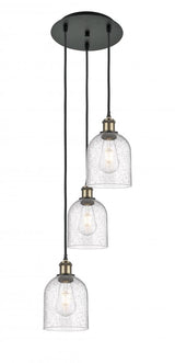Traditional Multi Light Pendant from the Athens Water Glass Collection