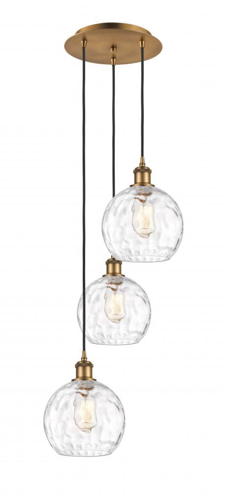 Traditional Multi Light Pendant from the Athens Water Glass Collection