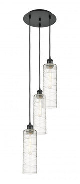 Traditional Multi Light Pendant from the Athens Water Glass Collection