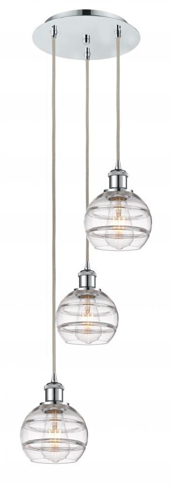 Traditional Multi Light Pendant from the Athens Water Glass Collection