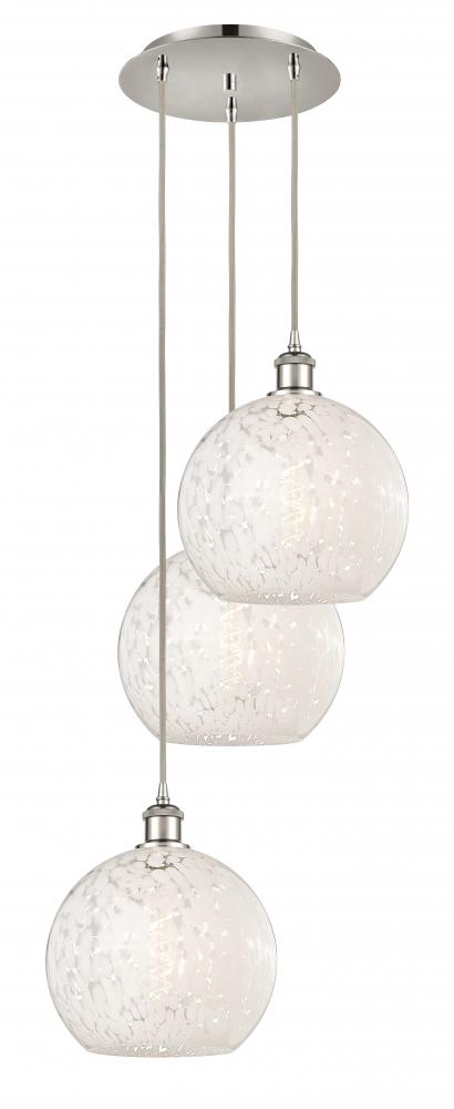 Traditional Multi Light Pendant from the Athens Water Glass Collection