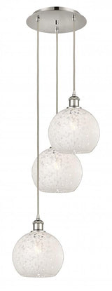 Traditional Multi Light Pendant from the Athens Water Glass Collection