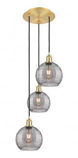 Traditional Multi Light Pendant from the Athens Water Glass Collection