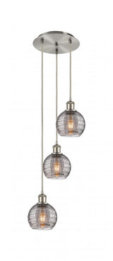 Traditional Multi Light Pendant from the Athens Water Glass Collection