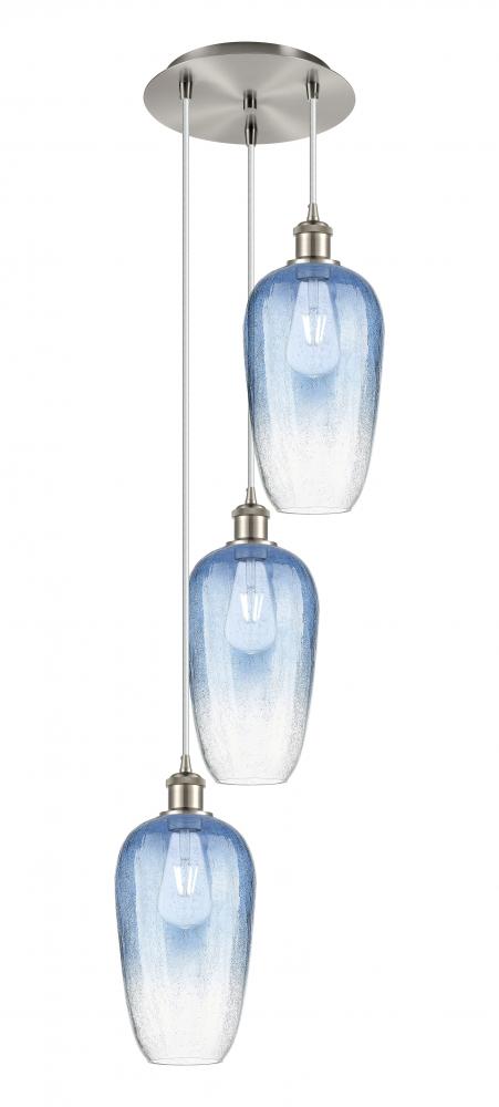 Traditional Multi Light Pendant from the Athens Water Glass Collection