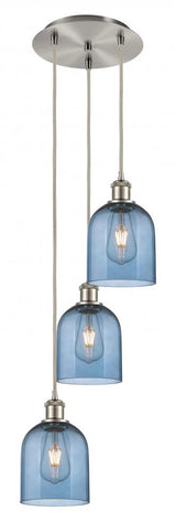 Traditional Multi Light Pendant from the Athens Water Glass Collection